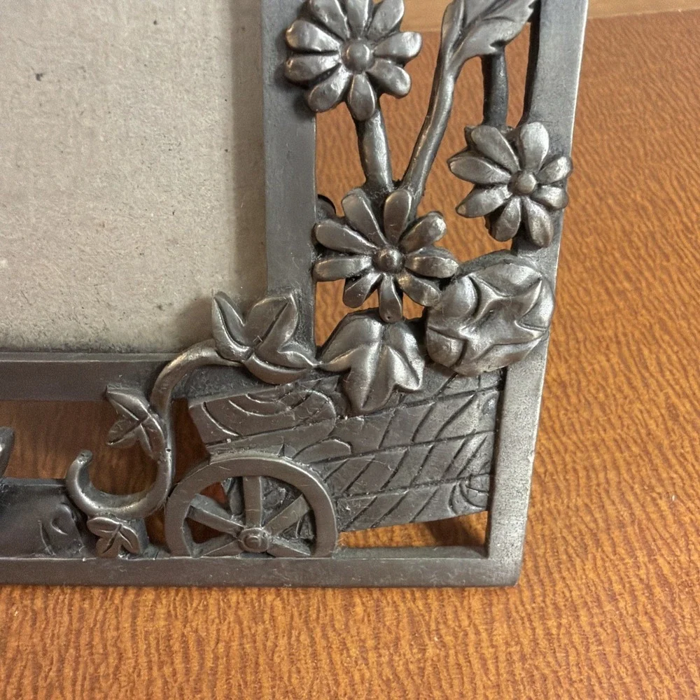 Pewter Ivy Garden Theme Photo Frame 4x6